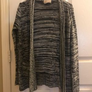 Ambiane black and white cardigan
